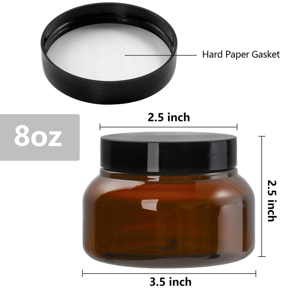 Yarlung amber sugar scrub jar keeps contents fresh and mess-free.