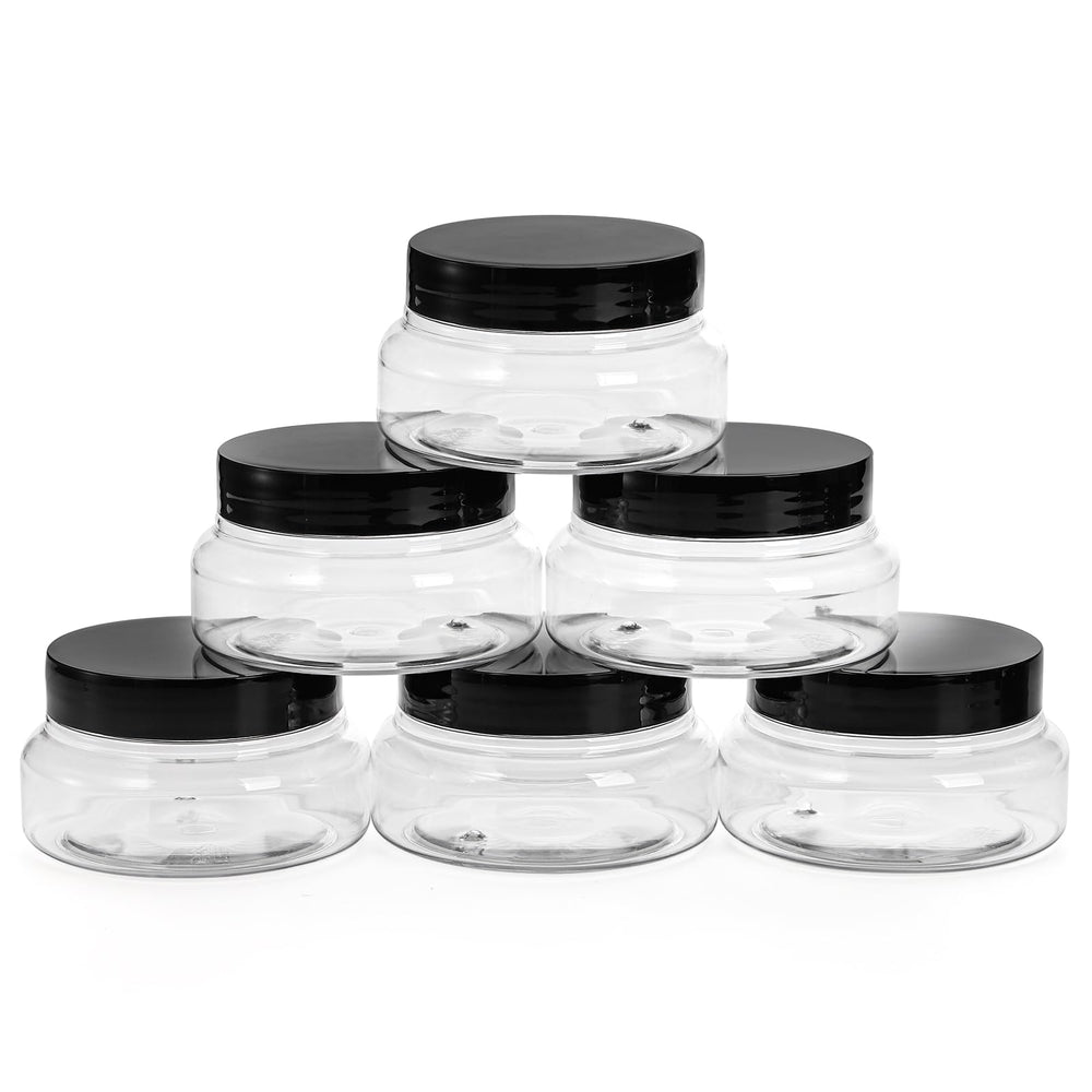 Yarlung low-profile cosmetic jar on display for shelf or promos.