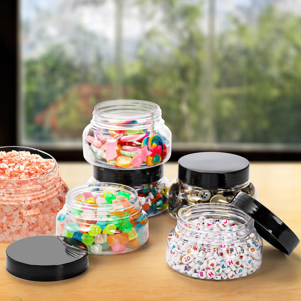 Yarlung sugar scrub jar for gifting or sale, clear showcase.