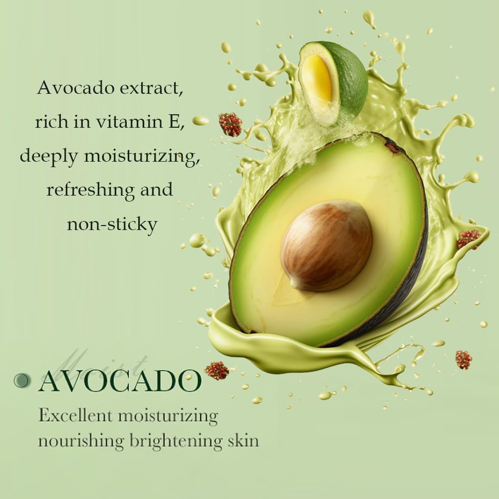 Yasovigi Avocado Skincare Kit face lotion—daily hydration and comfort.