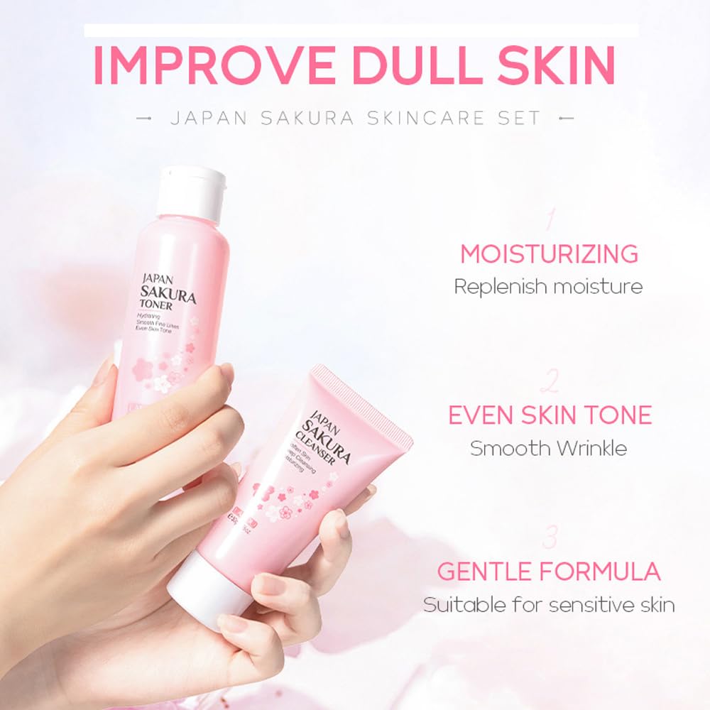 Yasovigi Sakura Face Cream jar provides hydration and smooth texture.