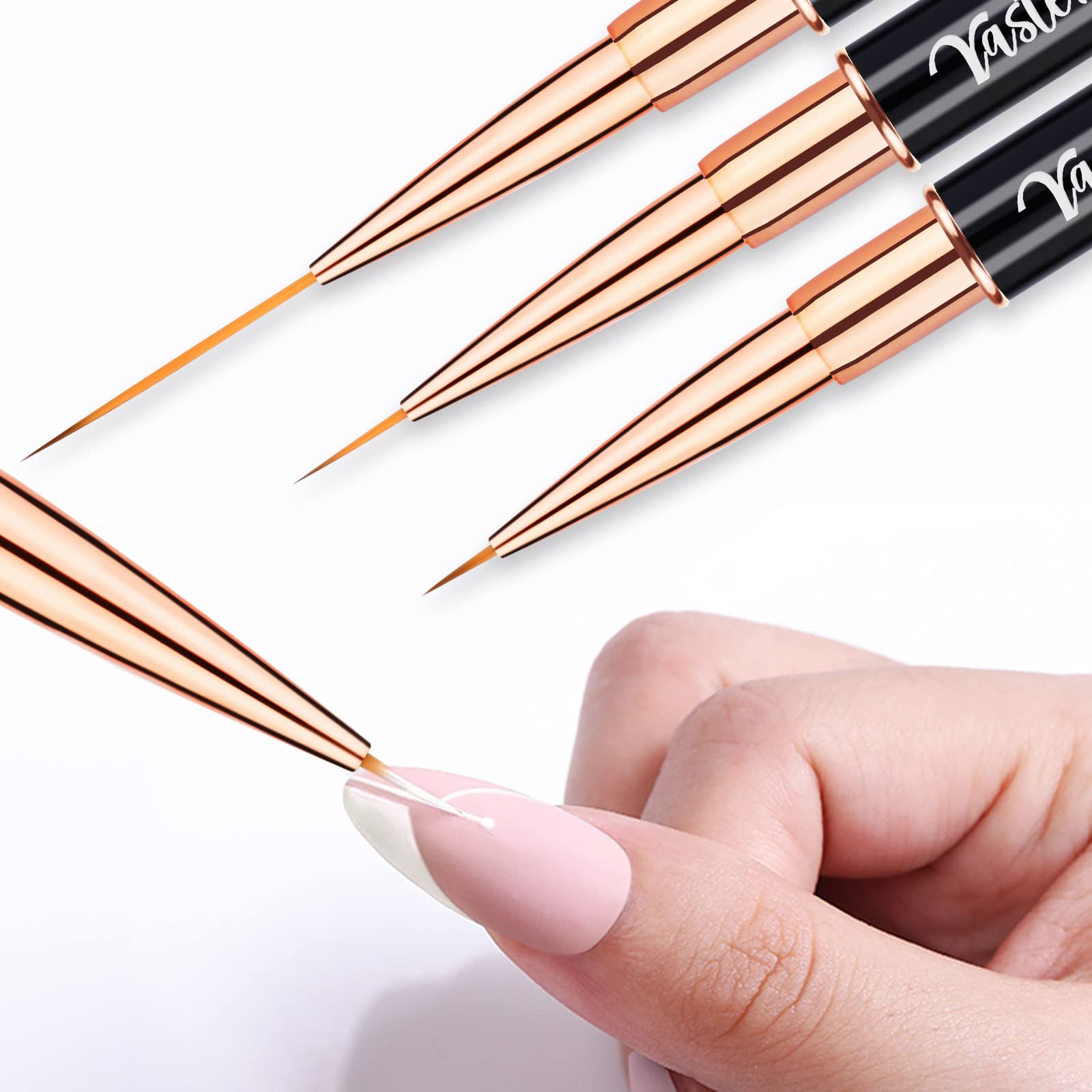 Yasterd brush cap protection keeps bristles clean between uses.