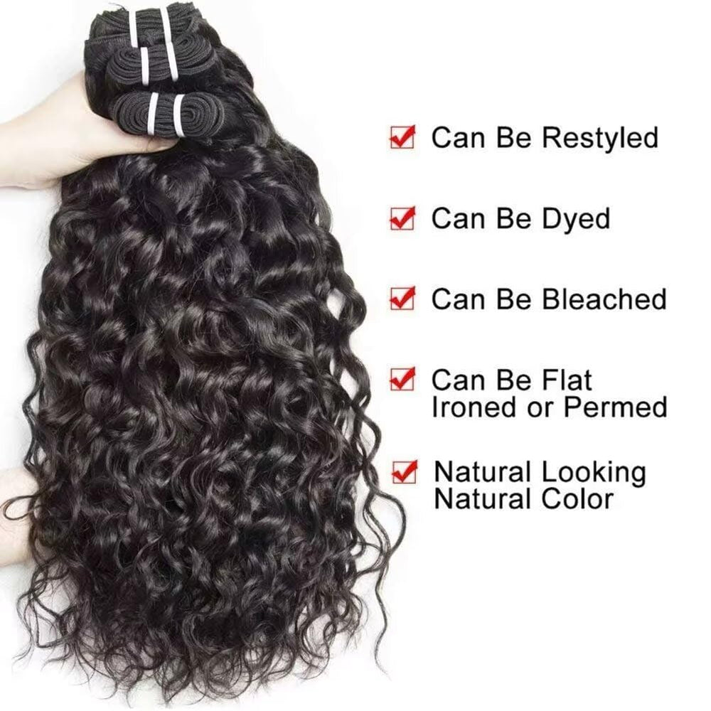 Yavida Water Wave bundles from donor hair highlighting premium unprocessed quality