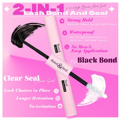 Yawamica lash tweezers help precise placement for clean, mess-free application.