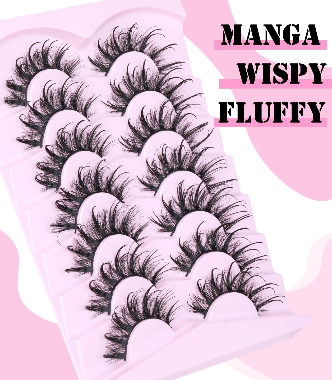 Yawamica seven-pairs pack ready-to-wear lashes for quick looks
