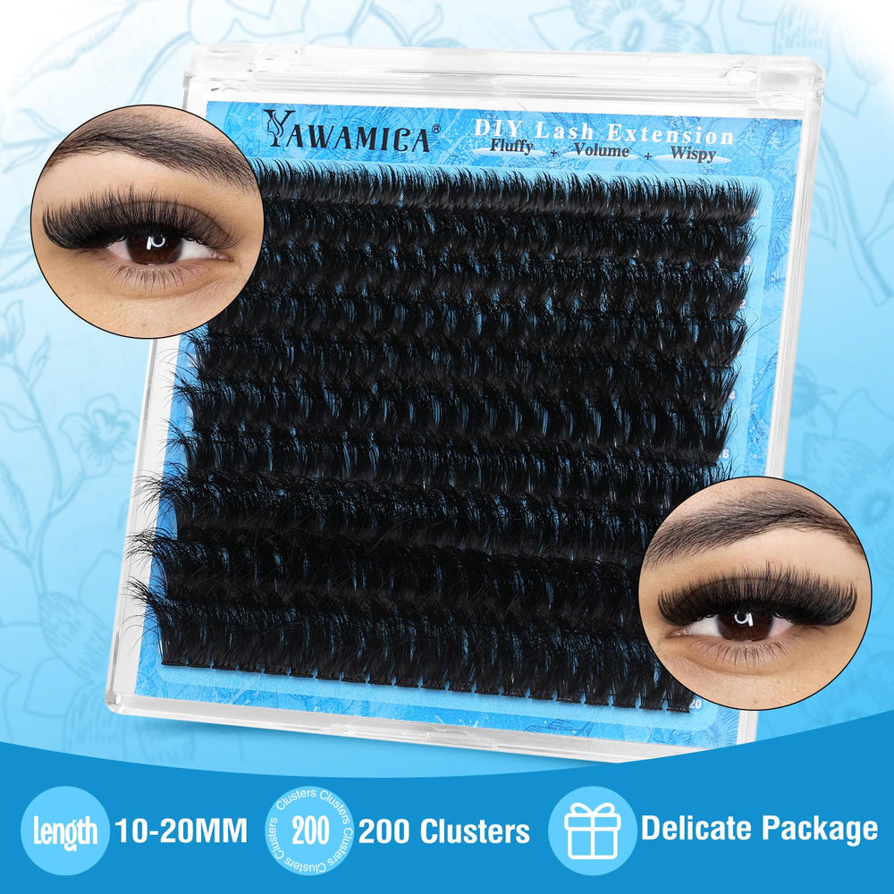 Yawamica soft faux mink fibers offer comfortable wear without a plastic feel.