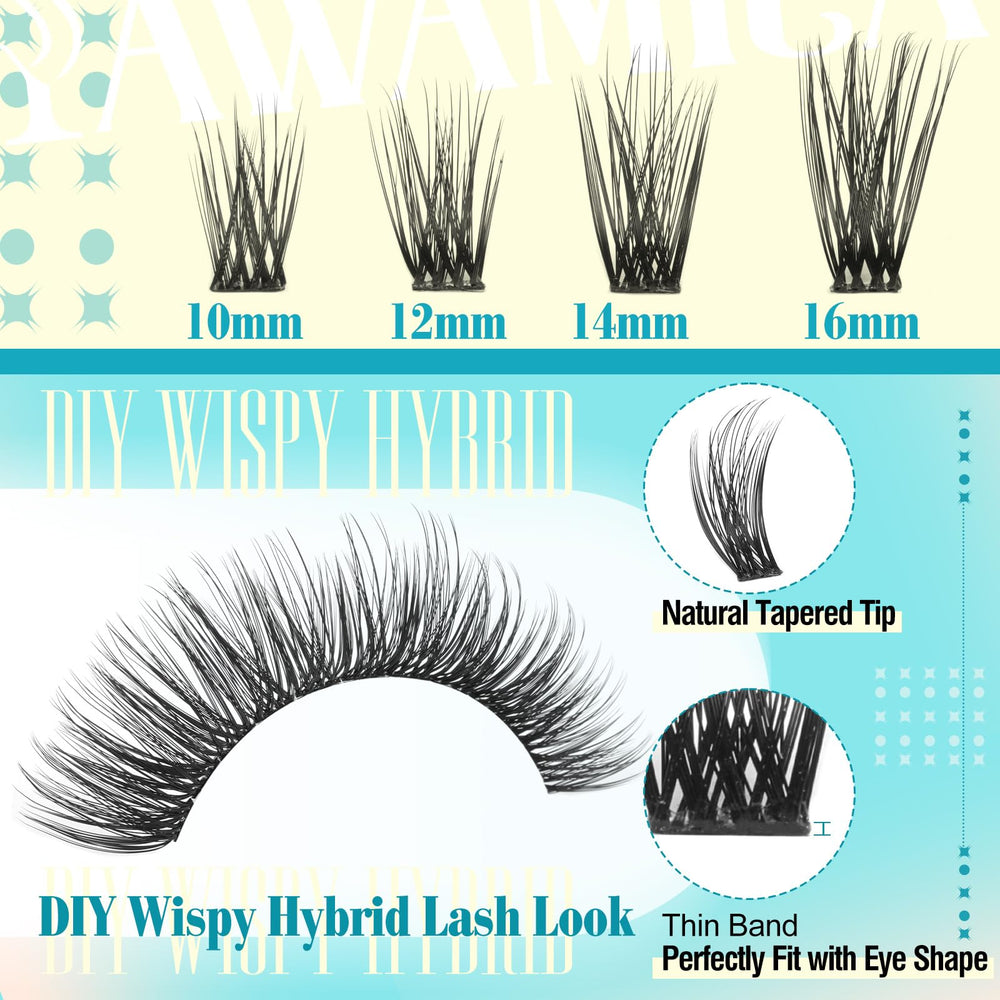 Yawamica waterproof bond and seal keeps lash extensions secure and long-lasting.