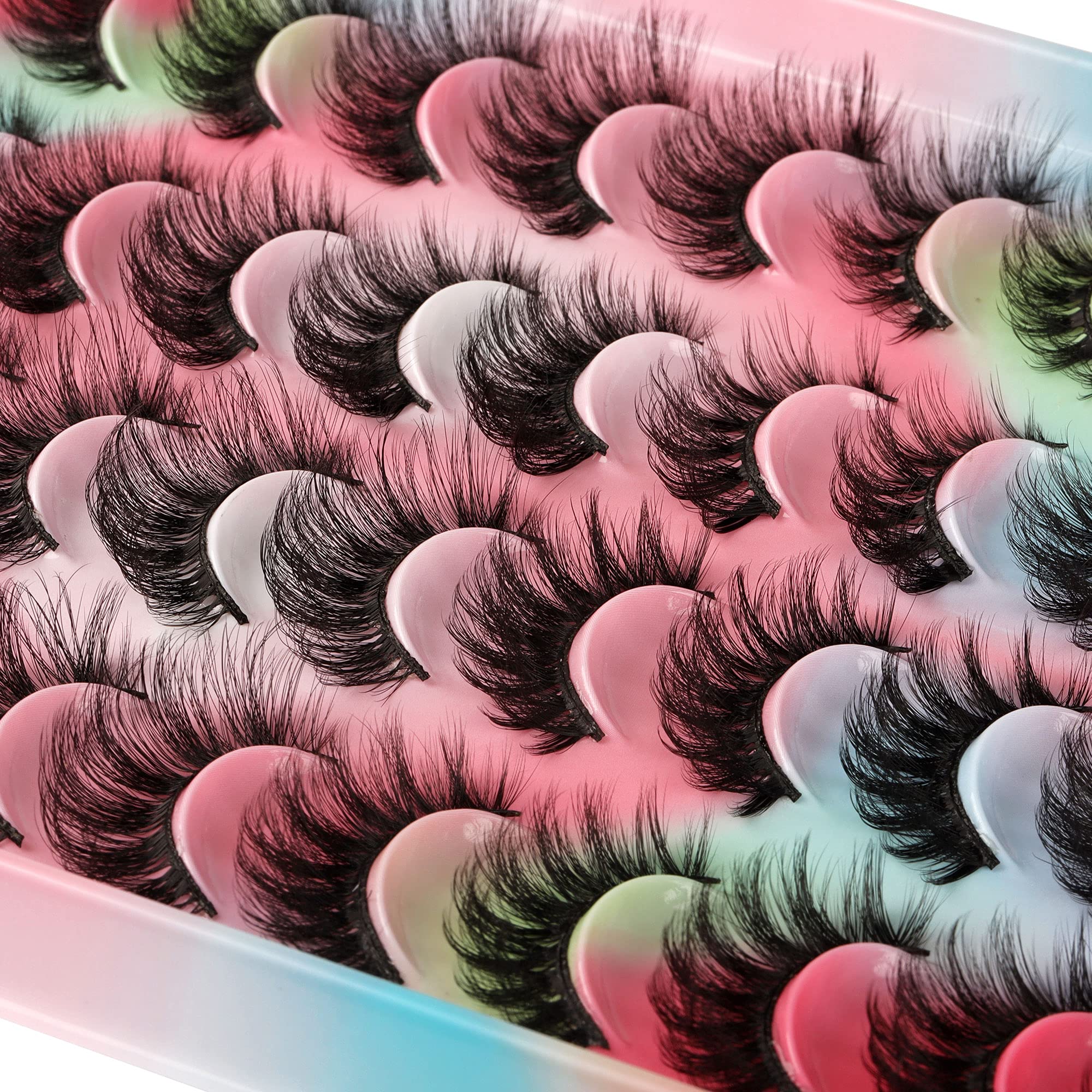 Yawamica weightless lash band close-up, flexible for easy wear.
