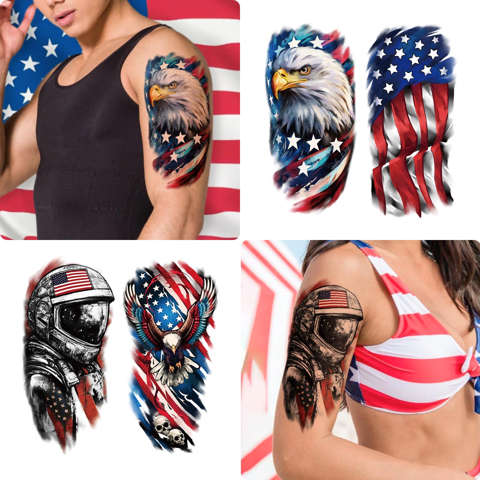 Yazhiji Independence Day tattoos eagle motif stands out in celebrations.