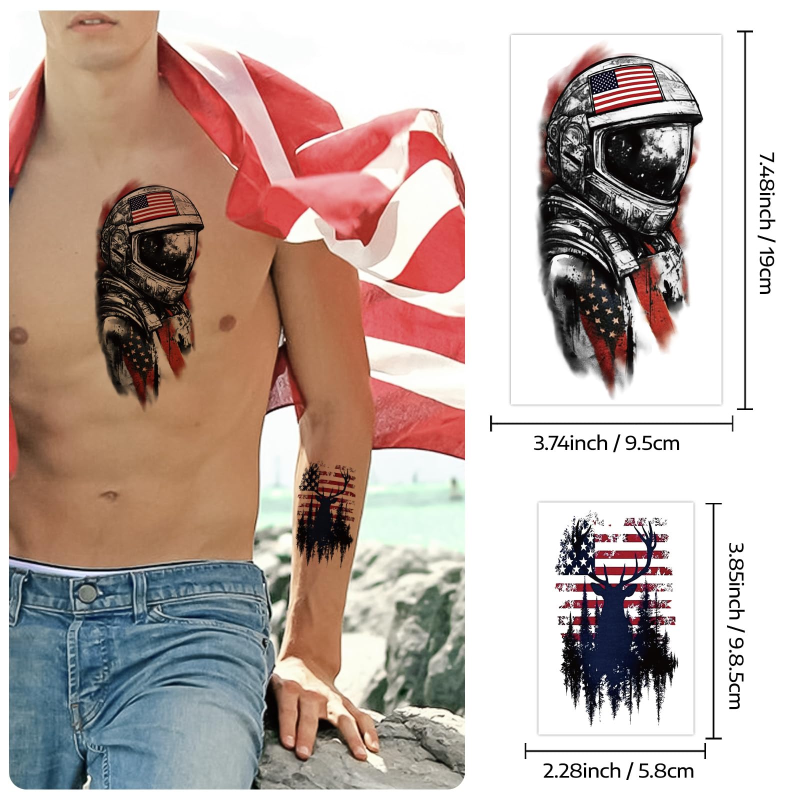Yazhiji Independence Day tattoos face-art options for family-friendly celebrations.