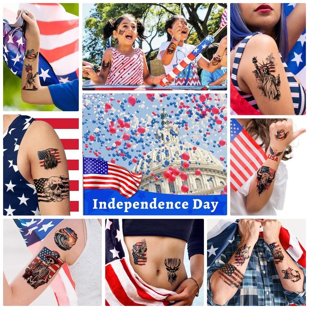 Yazhiji Independence Day tattoos Medal of Freedom design evokes honor.