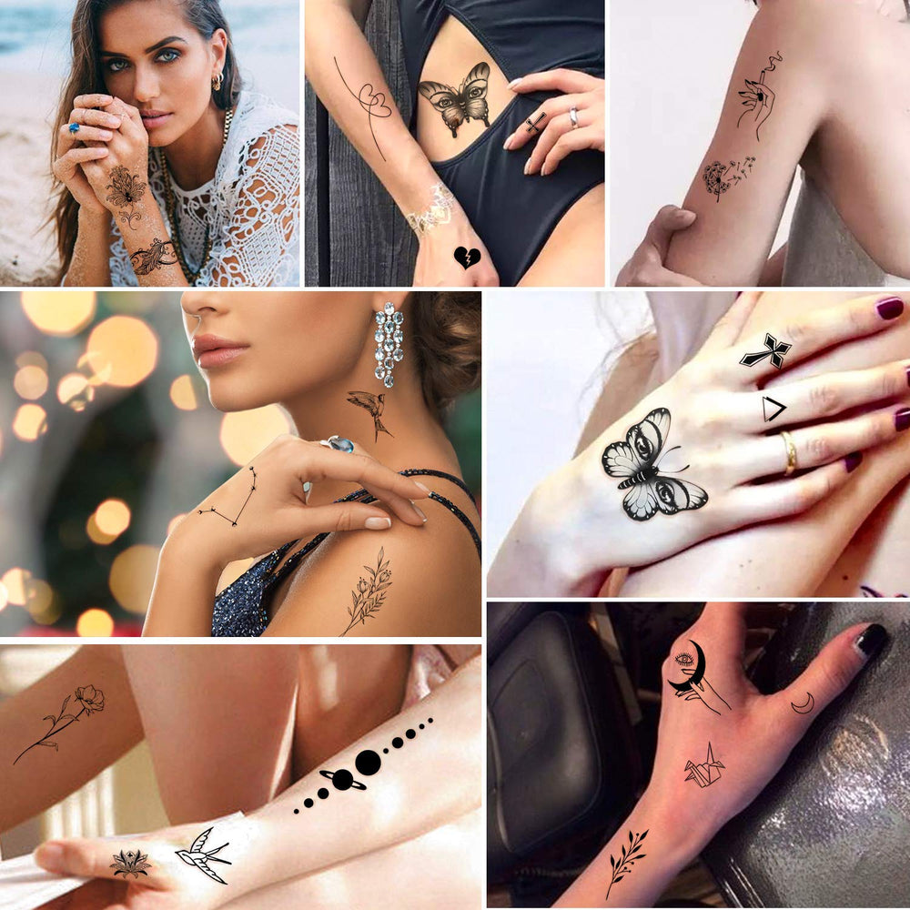 Yazhiji floral designs offer versatile, expressive body art for parties or photos.