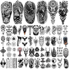 Yazhiji Yggdrasil tattoo design for cosplay and festival outfits