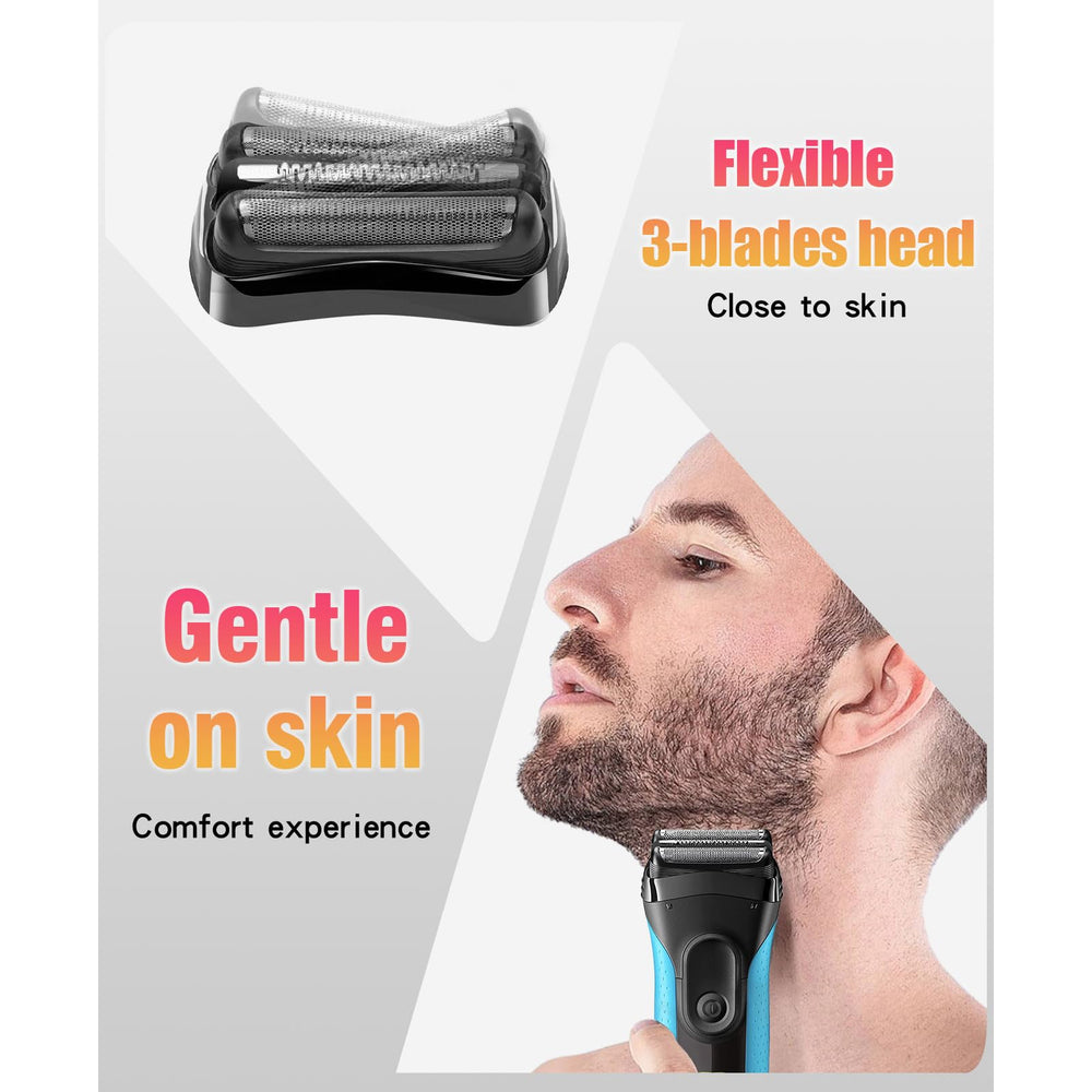 YAZIYIR Hygienic replacement head design emphasizing easy maintenance.
