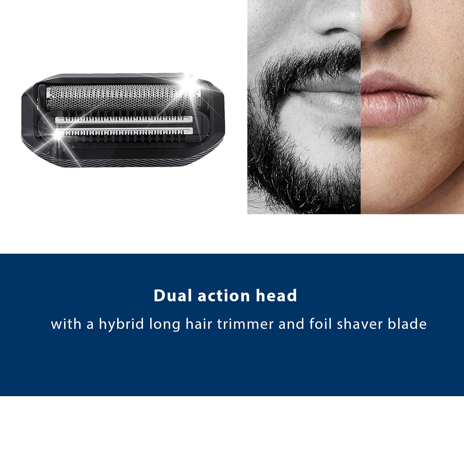 YAZIYIR travel-friendly compact shaver for on-the-go grooming.