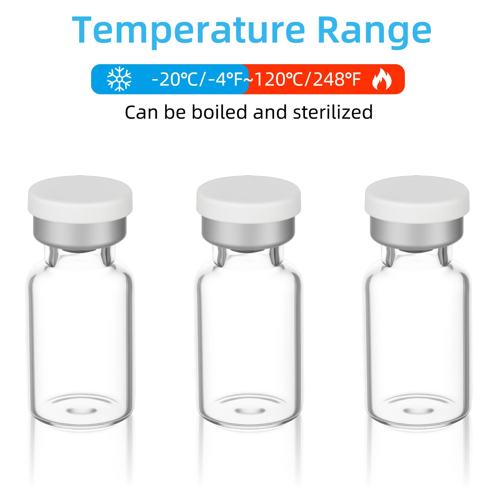 YBEATY safe tight-cap vial ensures leak prevention during transport.
