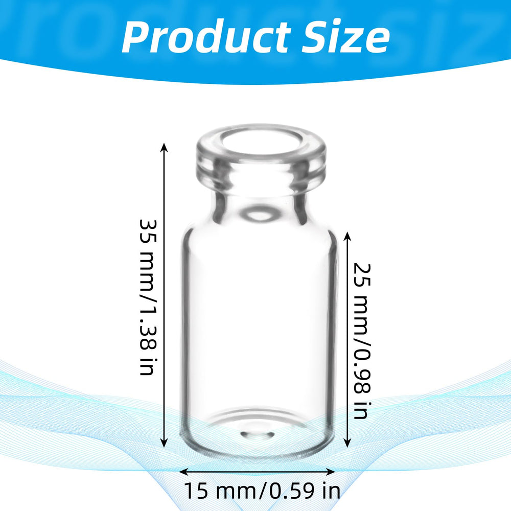 YBEATY sealed injection port vial demonstrates leak-proof design for on-the-go samples.