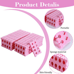 YBEATY soft-sponge separators are lightweight and easy to position between toes.