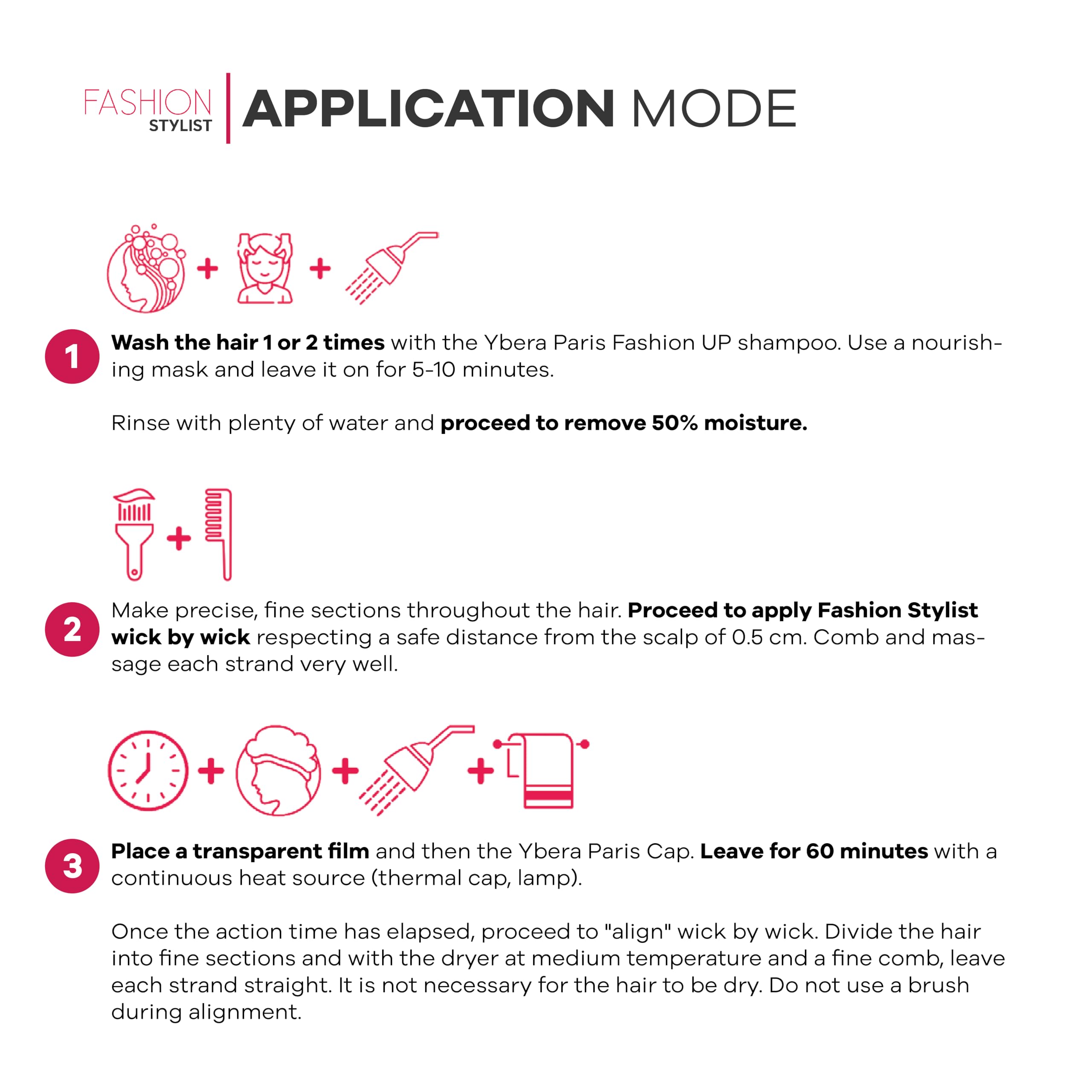 YBERA PARIS professional-use logo shot reinforces expert application for best results.