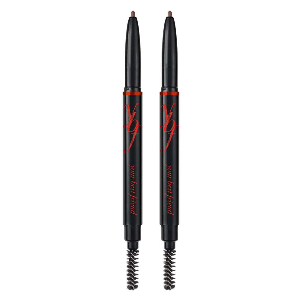 YBF Beauty Eyebrow Pencil twist mechanism enables effortless color control for natural brows.