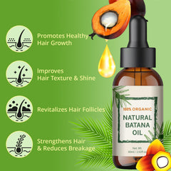 YBW Batana Oil hidrata el cuero cabelludo y equilibra la sequedad.