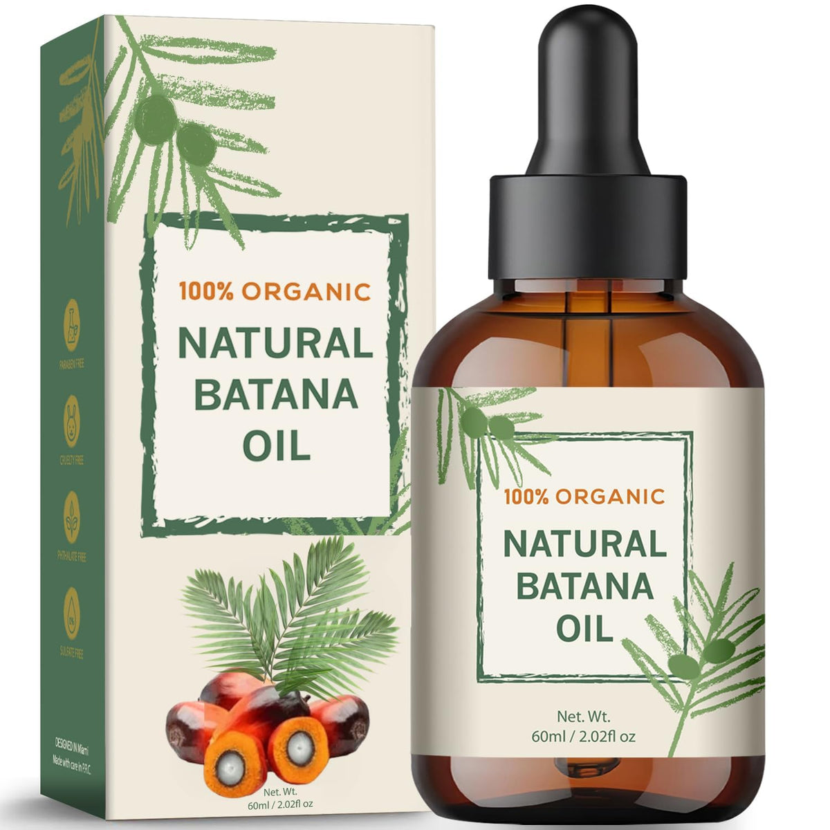 YBW Batana Oil para pelo-crecimiento, nutre desde la raíz para un crecimiento saludable.