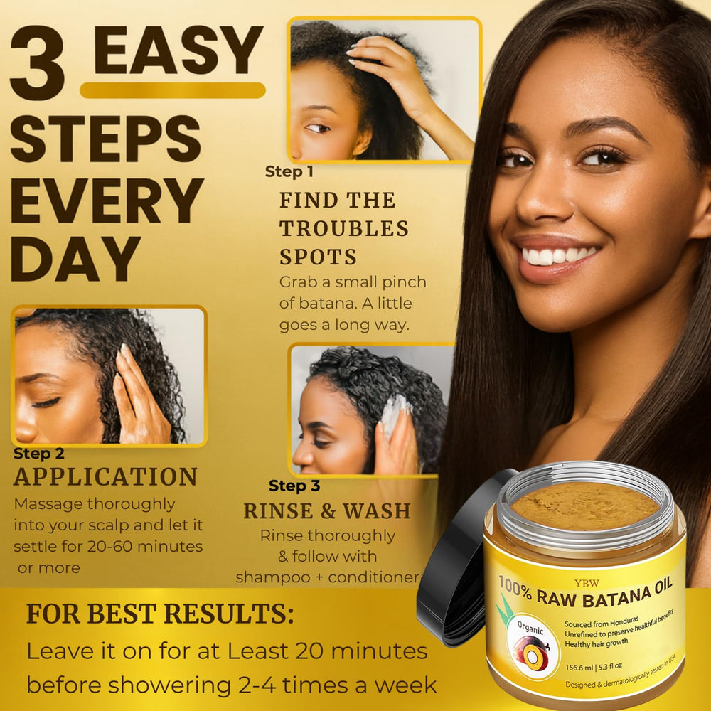 YBW Batana Oil hair-growth application demonstrates potential for thicker, fuller-looking hair