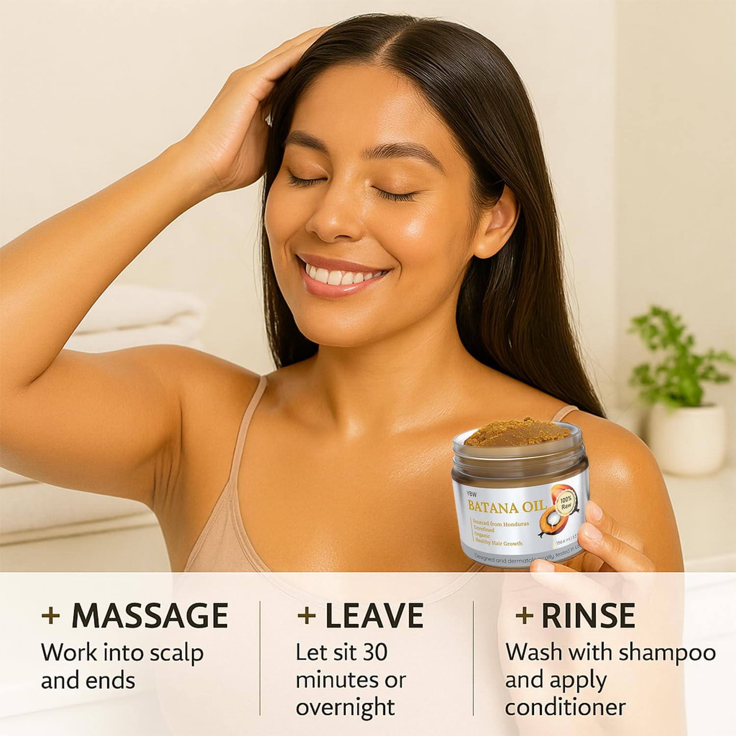 Explore the benefits of YBW Batana Oil for thicker, healthier hair.