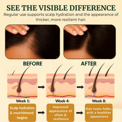 YBW Batana Oil scalp-nourishment image conveys hydration and shine benefits