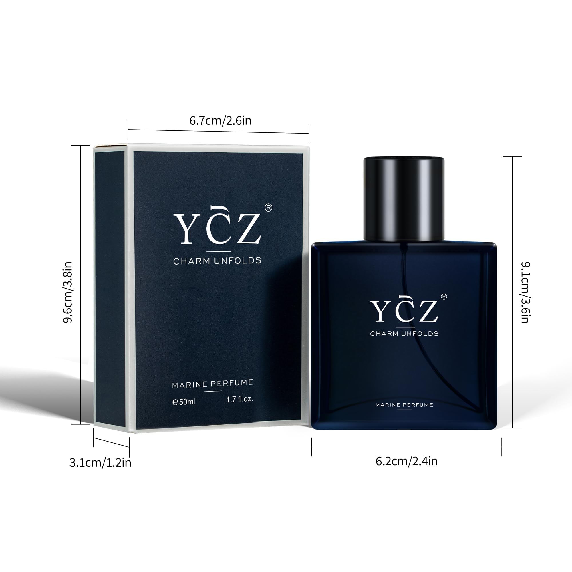Ycz Charm on-skin application shows how fragrance settles with time.