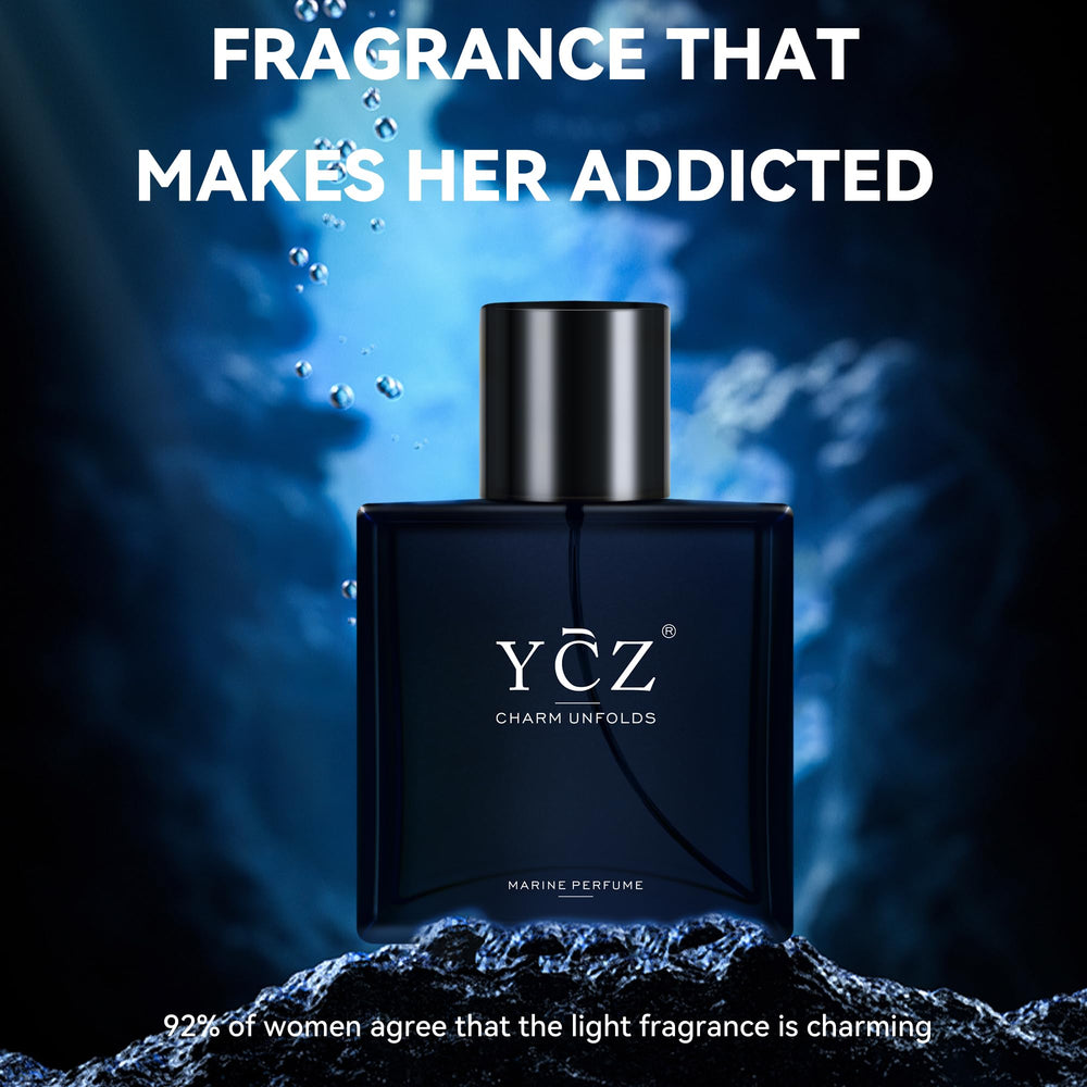 Ycz Charm woody base-note closeup hints at enduring masculinity.