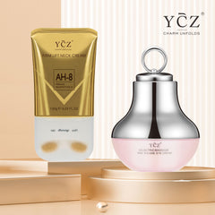 Ycz Neck-Eye Care packaging box showcasing a complete tightening routine.