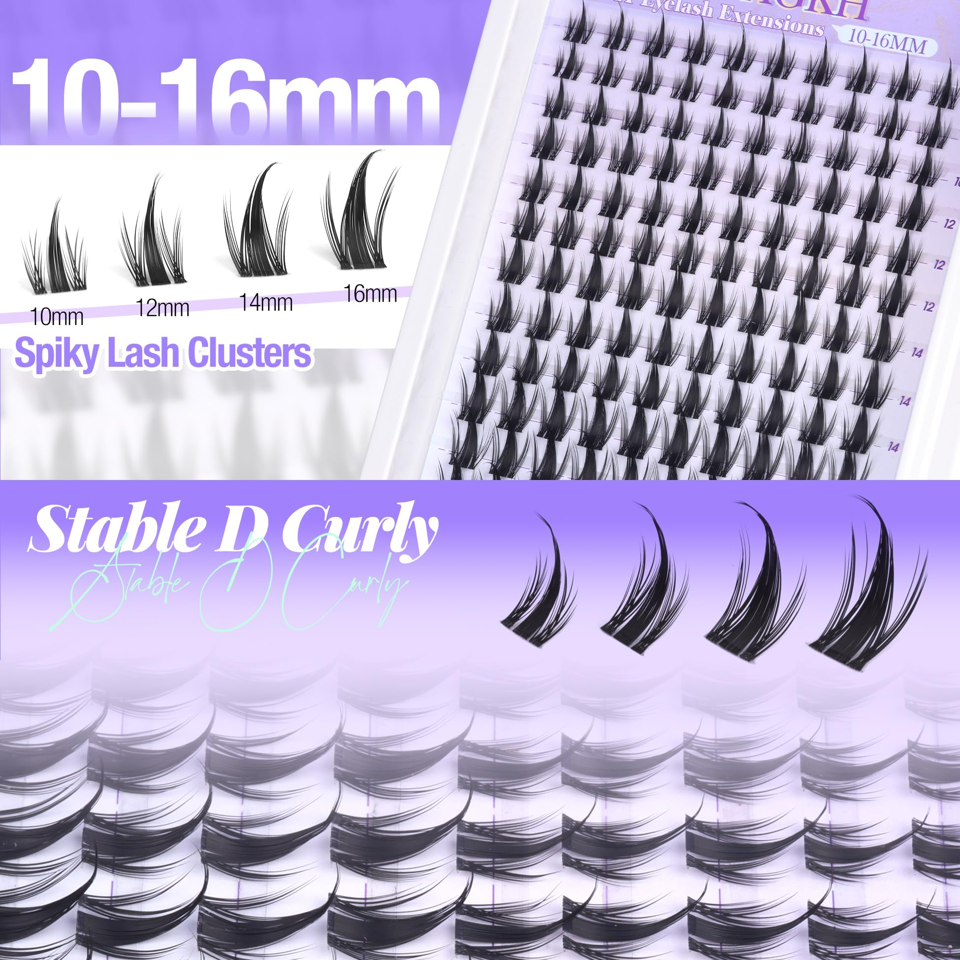 YDAGKH durable lash bond and seal for longer wear and secure application.