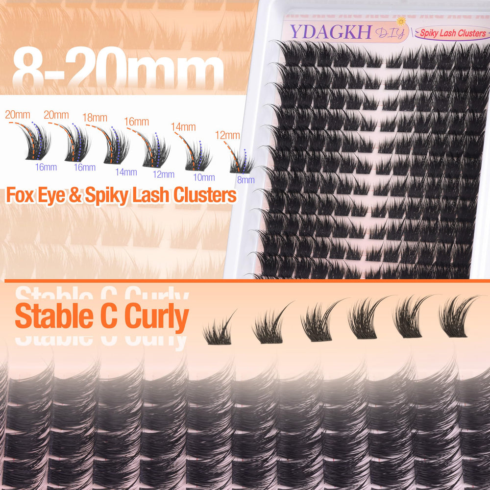 YDAGKH Lash bond and seal kit with professional tweezers included.