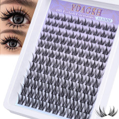 YDAGKH Lash Clusters packaging shows 120 pieces for DIY lash looks.