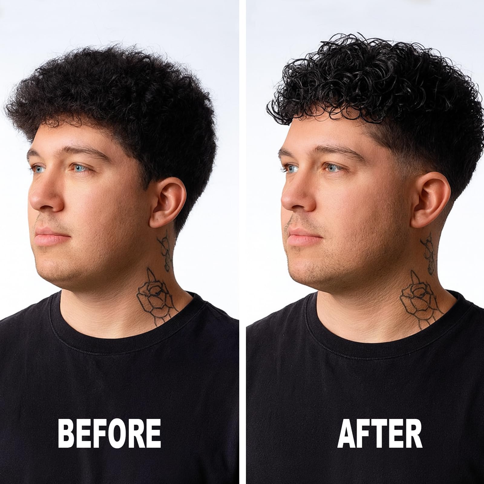 YEALIR 3-in-1 curl cream frizz-control view – tames flyaways for polished waves.