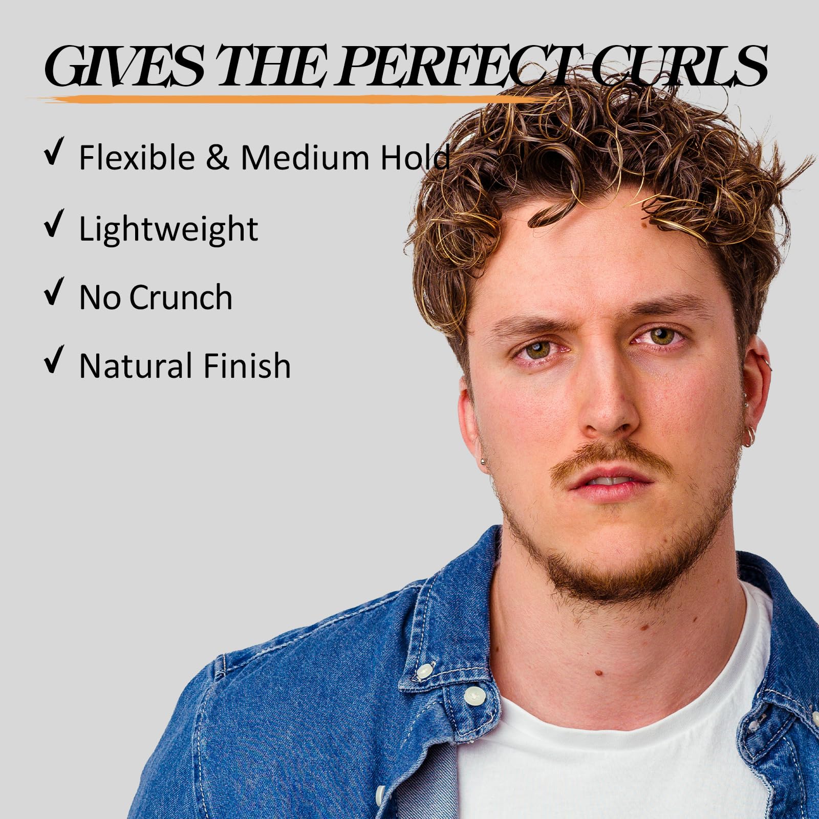 YEALIR curl cream adds natural shine without greasiness.
