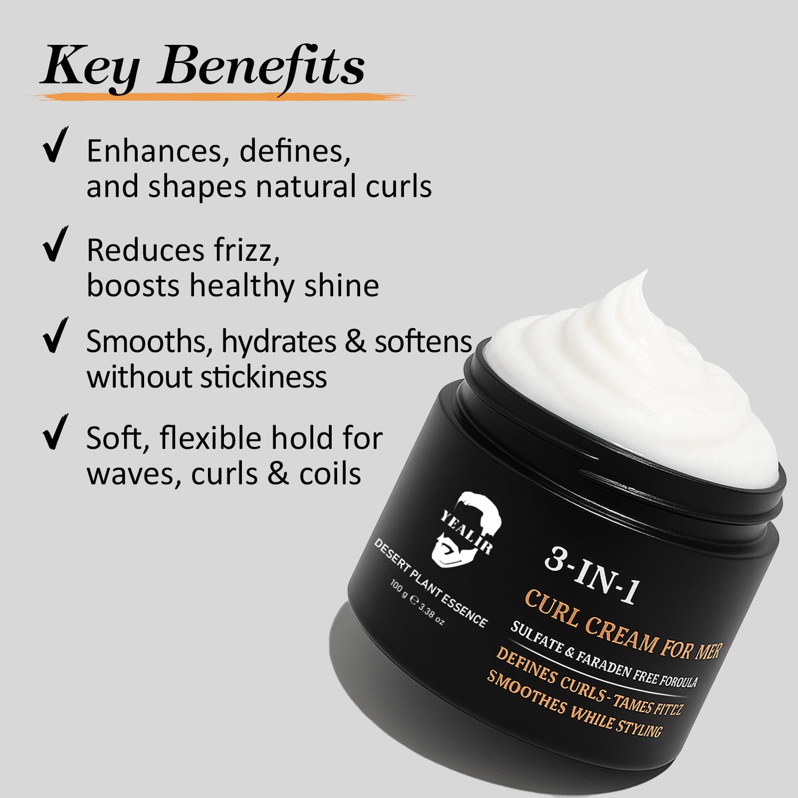 YEALIR desert botanicals dragon fruit – antioxidant moisture lock for soft, healthy-looking hair.
