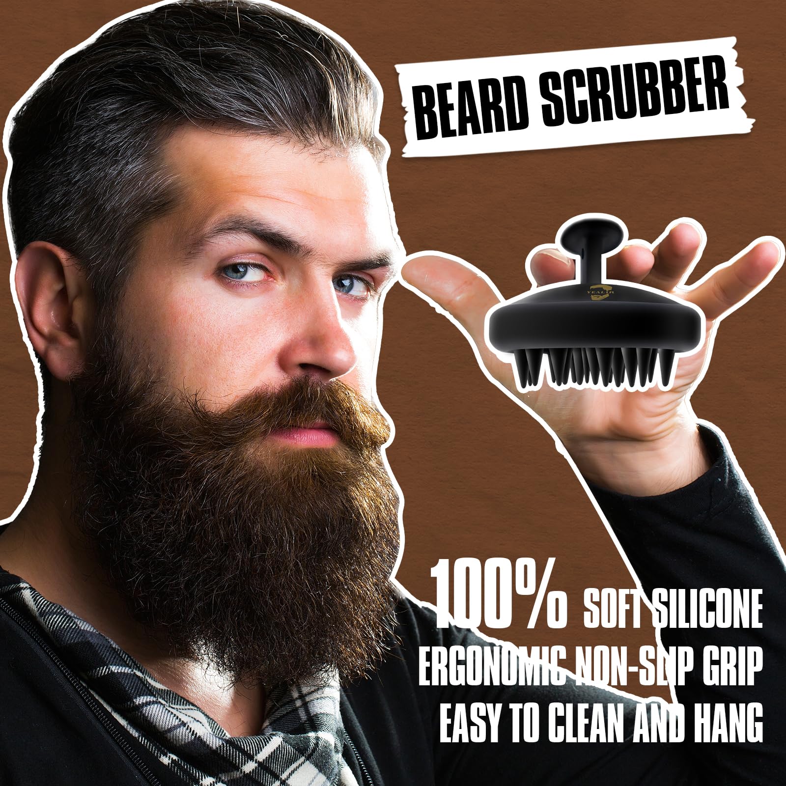 YEALIR sandalwood scent application demonstrates a light, refreshing grooming fragrance.