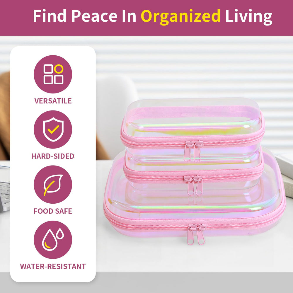 YEANIEGUOGI pink small-size pouch perfect for compact items and stationery