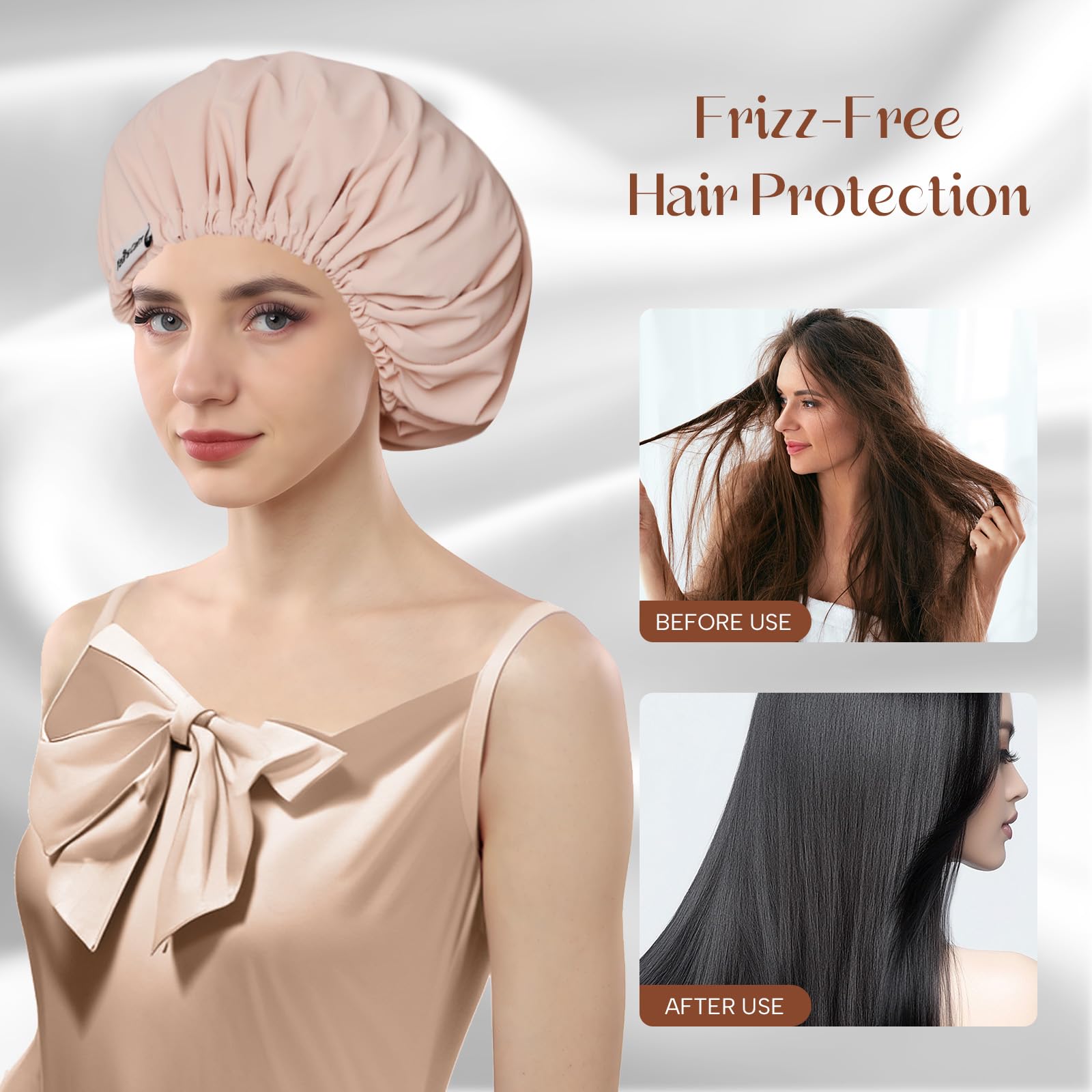 Years Calm shower cap diameter 34 cm accommodates long or thick hair
