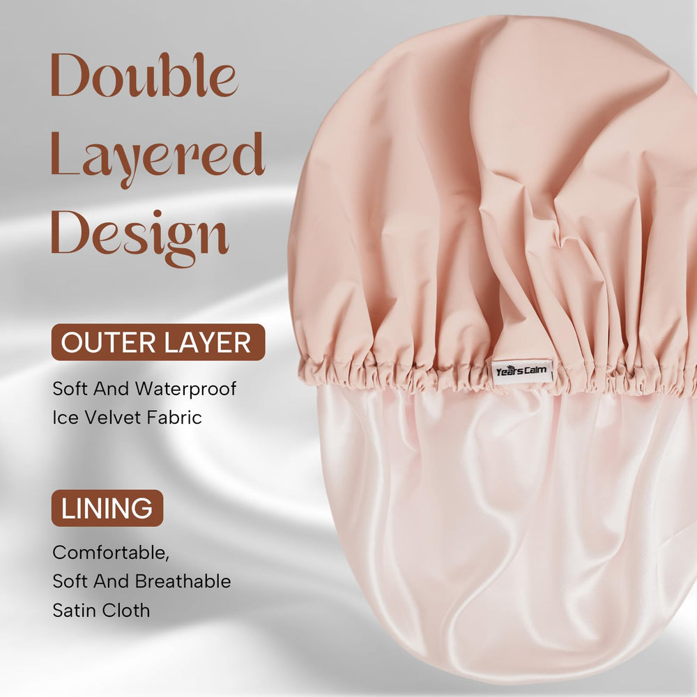 Years Calm shower cap reusable eco-friendly alternative to disposables
