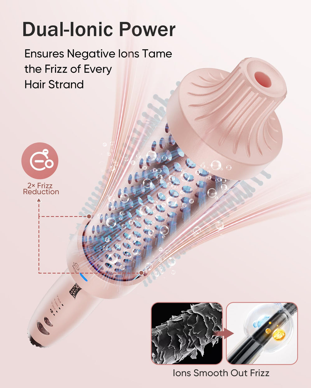 YeCheer dual-voltage brush suitable for worldwide travel