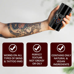 Yecuce balm brightening older tattoos for vibrant color appearance
