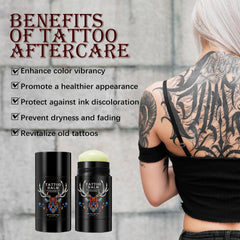 Yecuce Tattoo Aftercare Butter Balm new-tattoo healing shows reduced flaking and redness