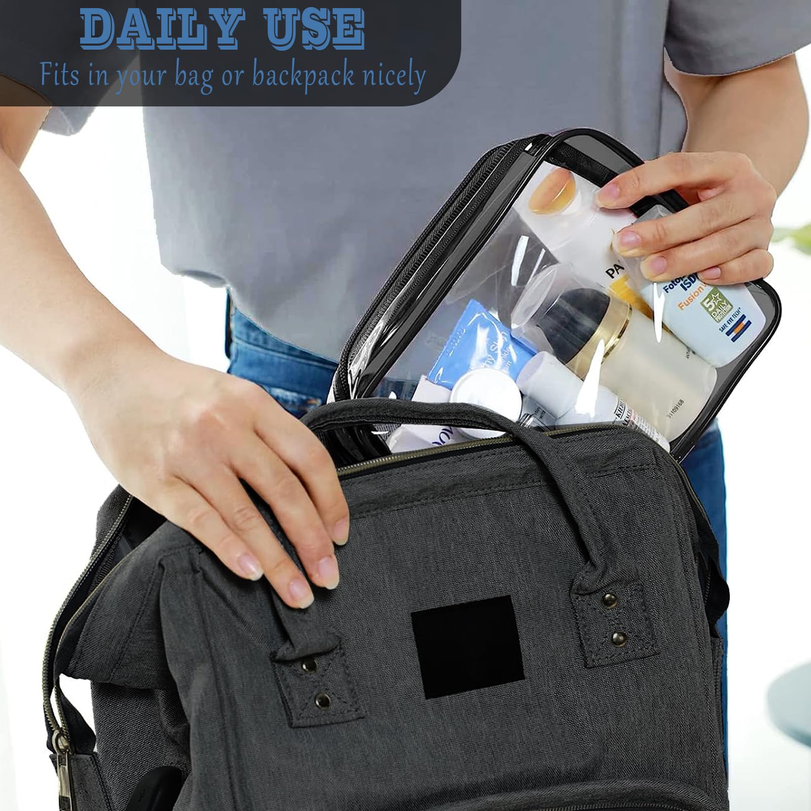 YedsIntu portable travel pouches maximize luggage organization and space.