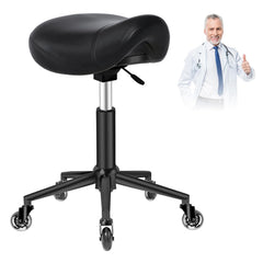 YEEZEE Saddle Stool assembly shows quick, tool-free setup for instant use