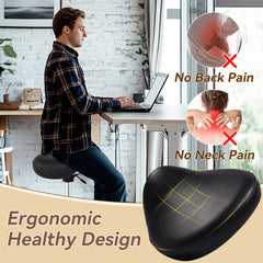 YEEZEE Saddle Stool ergonomic design supports better seating posture