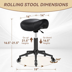 YEEZEE Saddle Stool height adjustment demonstrates easy fit for different desks