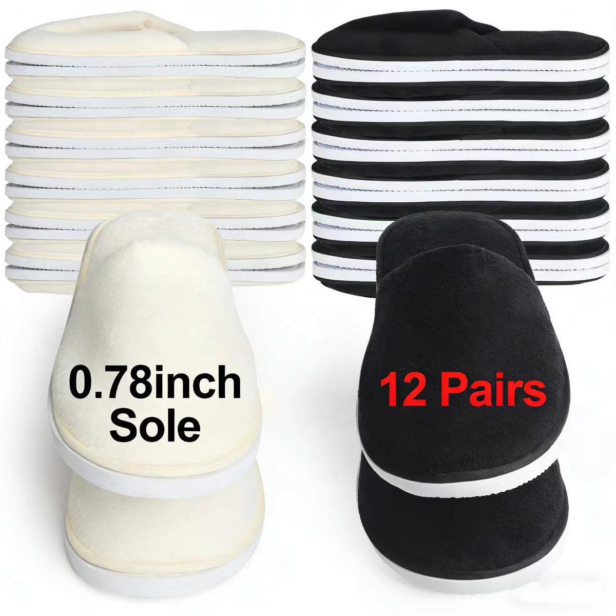 Yeios disposable slippers beige packaged for hotel guest comfort.